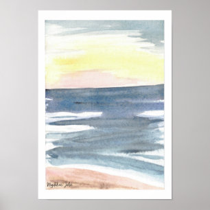 Poster Sunrise Baltique