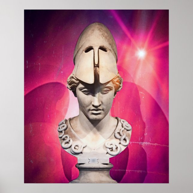 Poster Sunrise Berlin Statue (Devant)