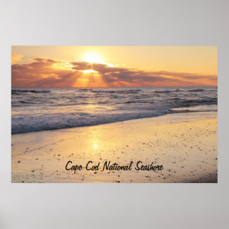 Poster Sunrise cape Cod National Seashore