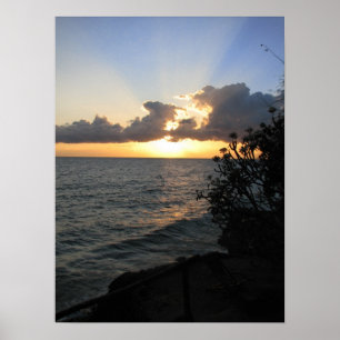Poster Sunrise du lac Malawi