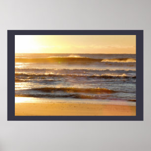 Poster Sunrise Ocean Photo