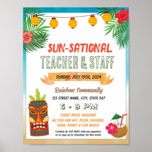 Poster Sunsational Tropical Event modèle