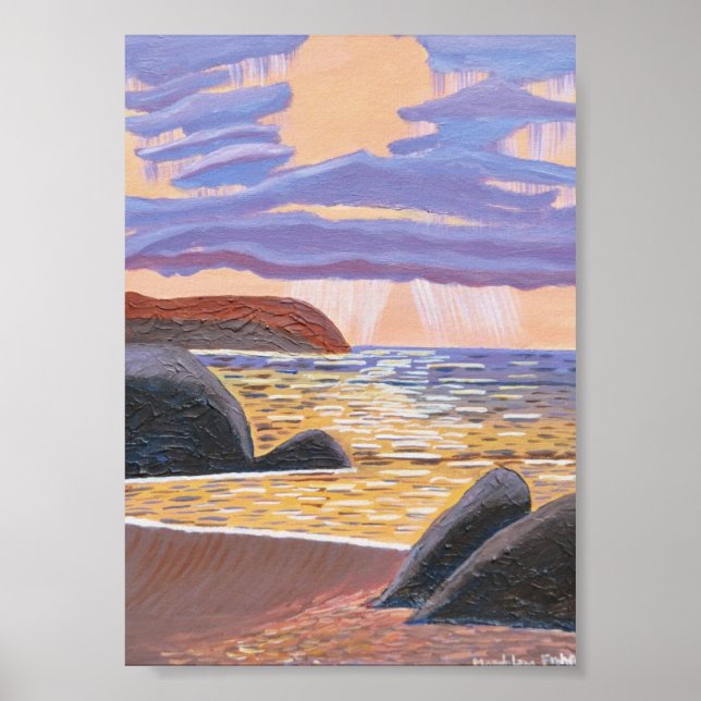Poster Sunset (Devant)