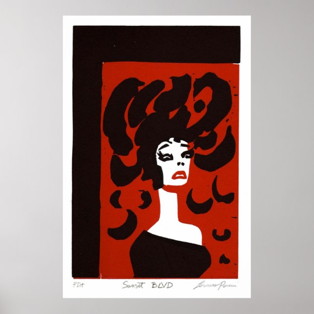 Poster Sunset BLVD (Devant)