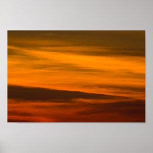 Poster Sunset Closeup, Michigan.