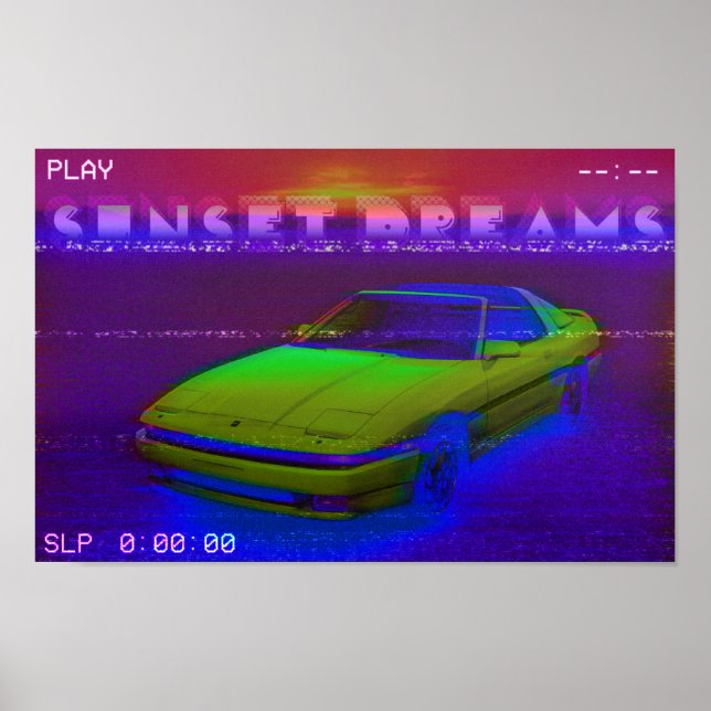 Poster Sunset Dreams VHS (Devant)