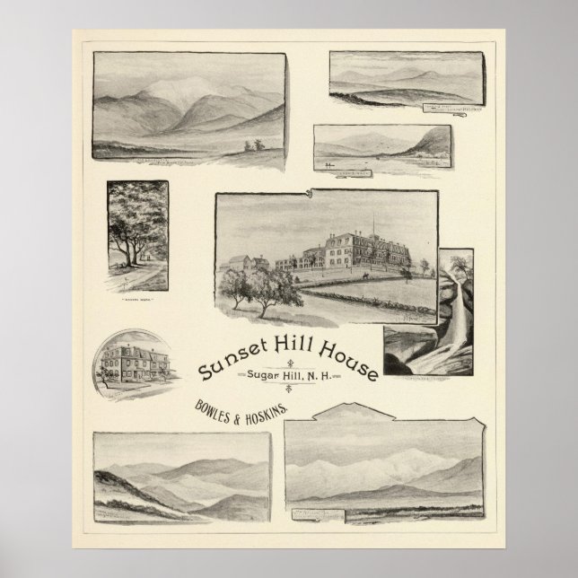 Poster Sunset Hill House, Sugar Hill, NH (Devant)