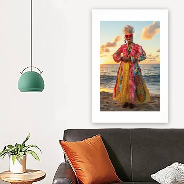 Poster Sunset Portrait (Créateur téléchargé)