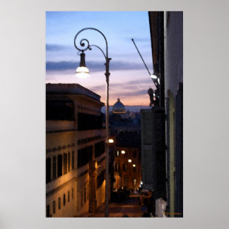 Poster Sunset romain