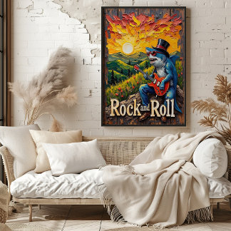 Poster Sunset Serenade : Encore du requin