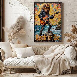 Poster Sunset Shred : Riff côtier du lion