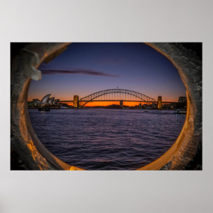 Poster Sunset Sydney