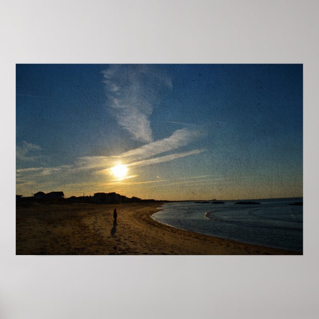 Poster Sunset texturé par Shirley Taylor (Devant)