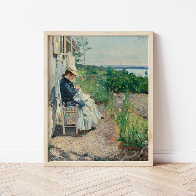 Poster Sunshine, Kalvøya | Eilif Peterssen (Créateur téléchargé)