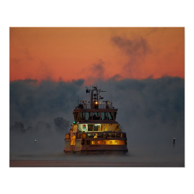 Poster Suomelinna ferry Helsinki (Devant)