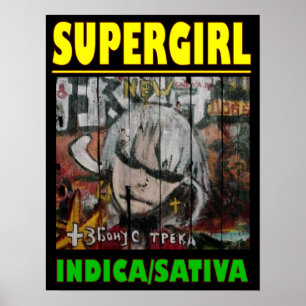 POSTER SUPER GIRL INDICA SATIVA