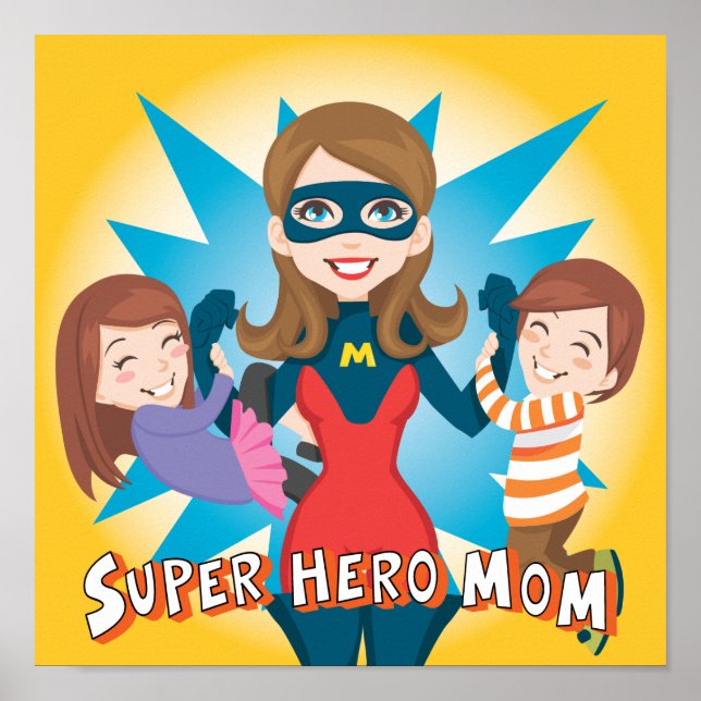 Poster Super Hero Maman (Devant)
