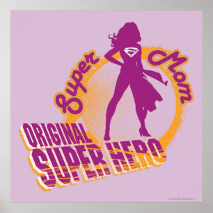 Poster Super Hero original Super Maman