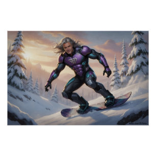 Poster Super-héros de l'hiver