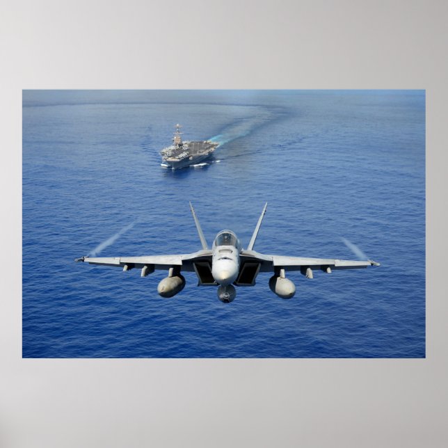Poster Super Hornet F/A-18E (Devant)