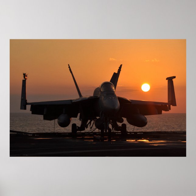 Poster Super Hornet F/A-18E (Devant)