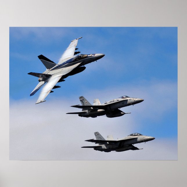 Poster Super Hornet F/A-18E (Devant)