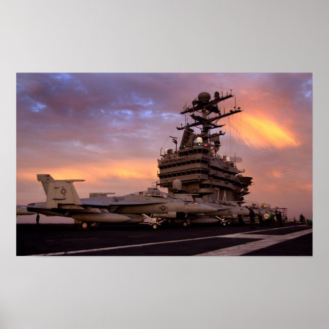 Poster Super Hornet F/A-18F (Devant)