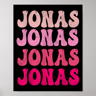 Poster Super Jonas Prénom D J'aime Jonas T-Shirts Meme