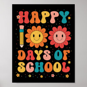 Poster Super Joyeux 100 Jours De Professeur D'École 100E