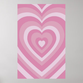 Poster Super mignon Rose Powerpuff filles amour Patter de