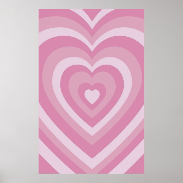 Poster Super mignon Rose Powerpuff filles amour Patter de (Devant)