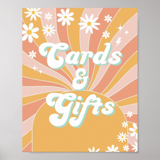 Poster Super One Retro Sunshine Cartes Et Cadeaux D'Anniv (Devant)