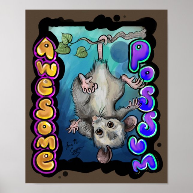 Poster Super Possum ! (Devant)