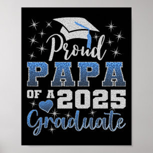 Poster Super Proud Papa De 2025 Graduate Awesome Famille