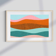 Poster Super psychédélique rétro