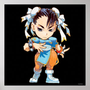 Poster Super Puzzle Fighter II Turbo Chun-Li