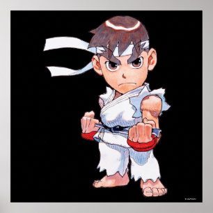 Poster Super Puzzle Fighter II Turbo Ryu