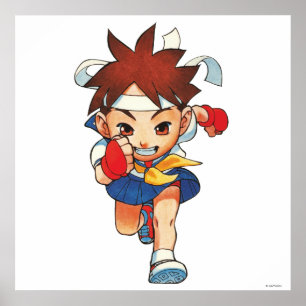 Poster Super Puzzle Fighter II Turbo Sakura
