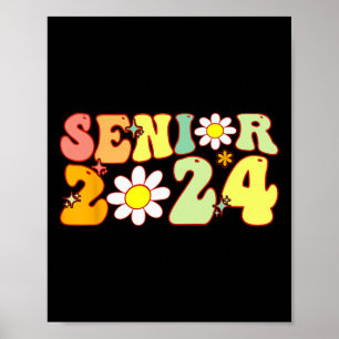 Poster Super Senior 2024 Retour À La Classe De Graduation
