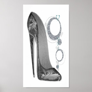 Poster super Stiletto et Sparkle Bling