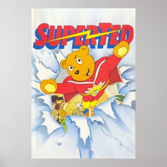 Poster SUPER TED superposé (Devant)
