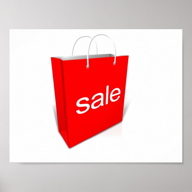 POSTER SUPER VENTE SAC DE COMMERCE (Devant)
