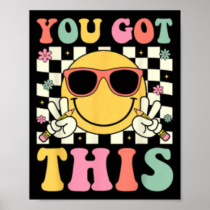 Poster Super Vous Avez Ce Smile Face Testing Day Enseigna