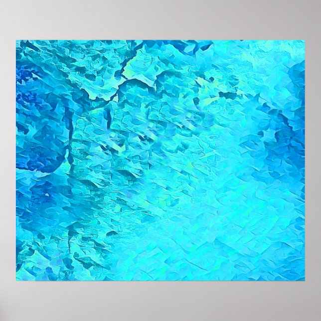 Poster Superbe aquarelle Tropical Ocean Theme Design (Devant)
