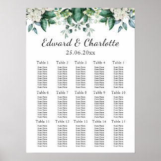 Poster Superbe Baie de Mariage floral