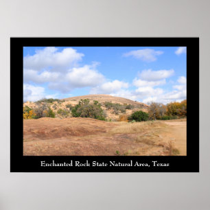 Poster Superbe Enchanted Rock State Natural Area