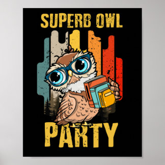 Poster Superbe fête des chouettes Ce que nous faisons dan