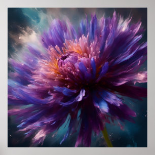 Poster Superbe fleur d'aster