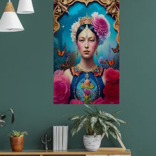 Poster Superbe portrait princesse