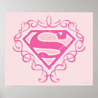 Supergirl Pink Stripes